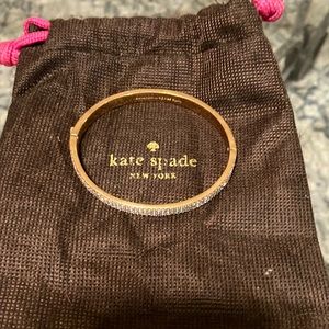 Kate Spade gold hinge bracelet